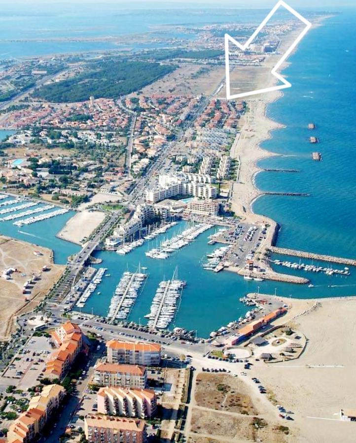 La Plage Du Lido - Front De Mer - Travaux Recents Le Barcarès Extérieur photo